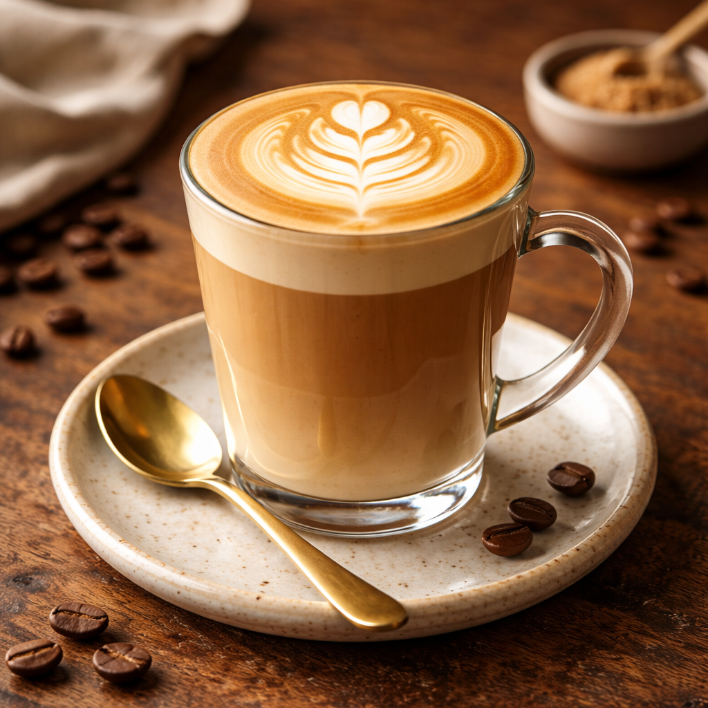 Hot Cafe Latte Kopi Sejiwa